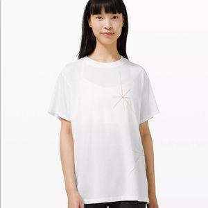 NWT lululemon membership all yours short sleeve tee color: white ; size: 2